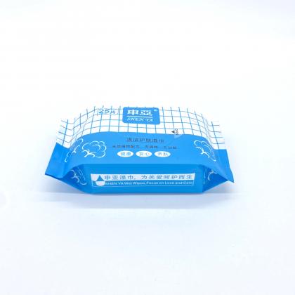 Mens Facial Exfoliating Cleansing Individual Facial Biodegradable Manufacturer in China Cleaning Wet Wipes