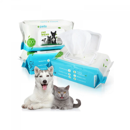 Private Label Pet Cleaning & Deodorizing Wipes
