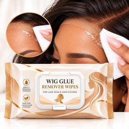 Wig Glue Remover Wipes | Lace Wig Adhesive Cleaning Wipes