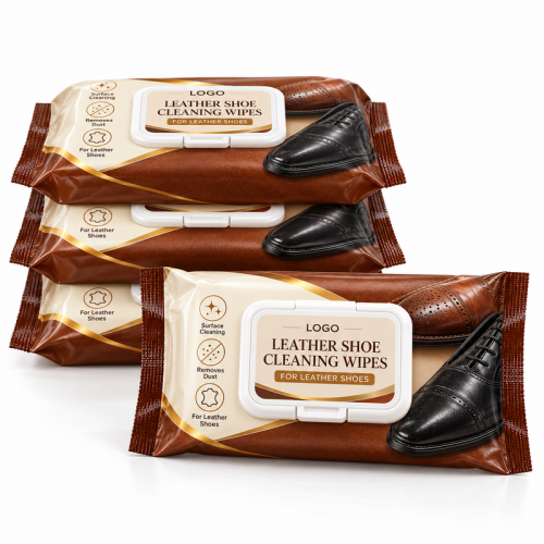 Leather Shoe Cleaning & Polishing Wipes