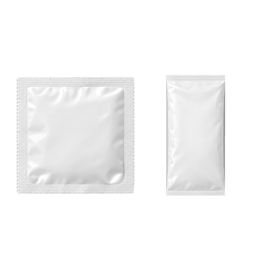 Blank wet wipes packaging - Individual Sachets