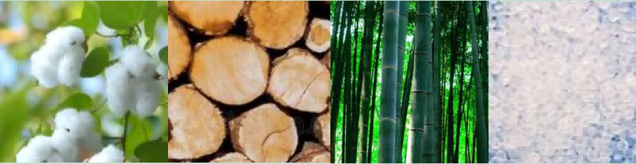 Common materials used in the composition of nonwoven fabrics for wet products