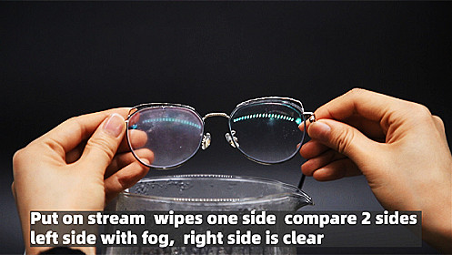 Anti Fog Lens Wipes Test